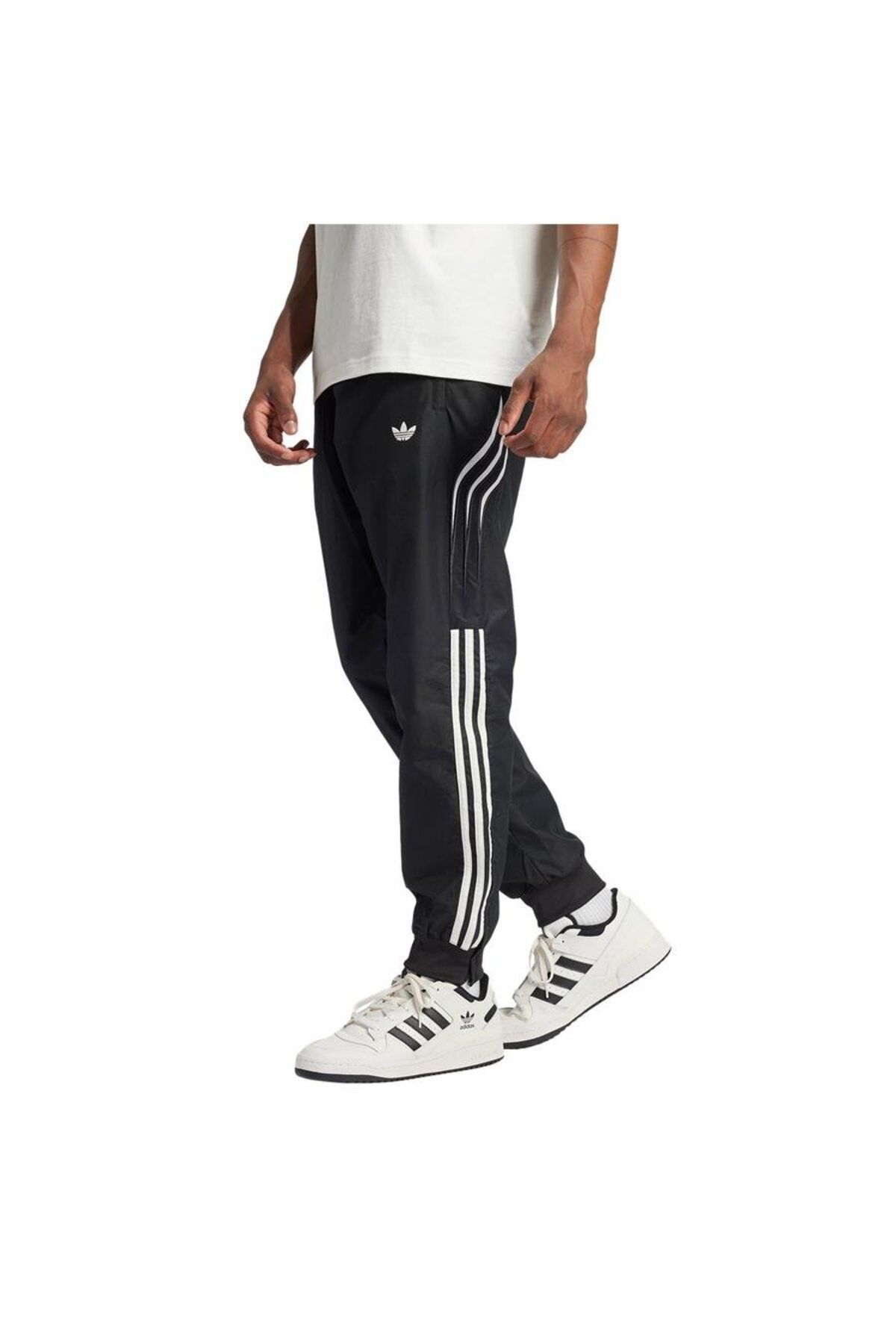 شلوار گرمکن ورزشی مشکی مردانه Q3 ATL لباس شش adidas