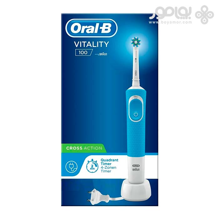مسواک برقی اورال بی Vitality 100 CROSS ACTION