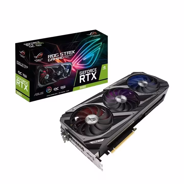 کارت گرافیک ASUS ROG STRIX RTX3080 O10G GDDR6X 320Bit