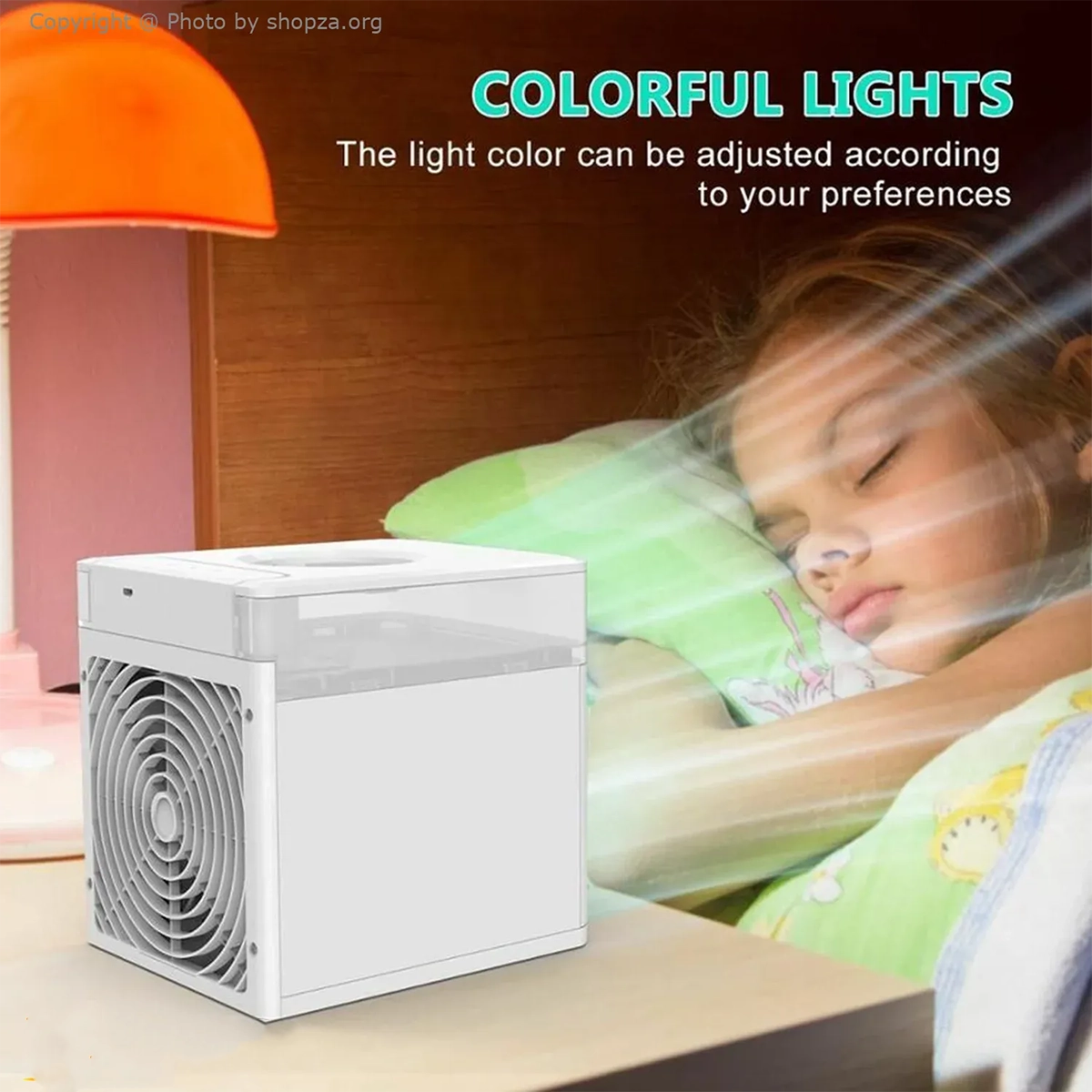 کولر آبی رومیزی رقص نور دار مدل Nexfan Ultra Air