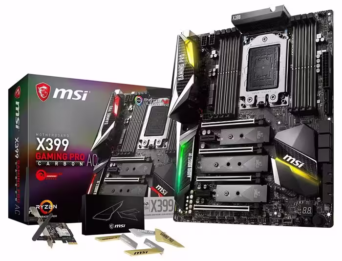 مادربرد ام اس آی X399 GAMING PRO CARBON AC