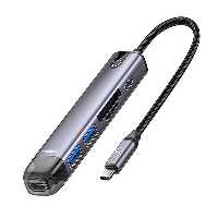 هاب شارژر تایپ سی 6 پورت مک دودو Mcdodo HU-7740 6 in 1 USB-C HUB