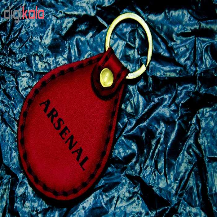 جاکلیدی چرمینه اسپرت طرح آرسنال کد 5003