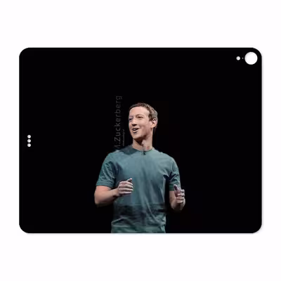برچسب پوششی ماهوت مدل Mark Zuckerberg مناسب برای تبلت اپل iPad Pro 12.9 (GEN 3) 2018 A1983