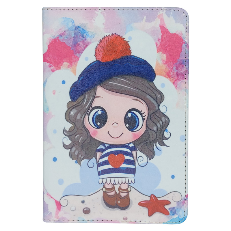 کیف کلاسوری مدل دختر زیبا مناسب برای تبلت سامسونگ Galaxy Tab A7 10.4 2020 / T505 | دیجی قاب دونی