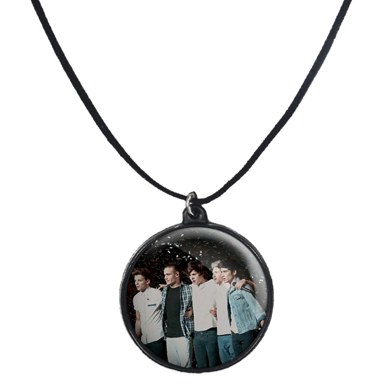 گردنبند پرمانه طرح One Direction کد pmb.13604 مدل دو طرفه