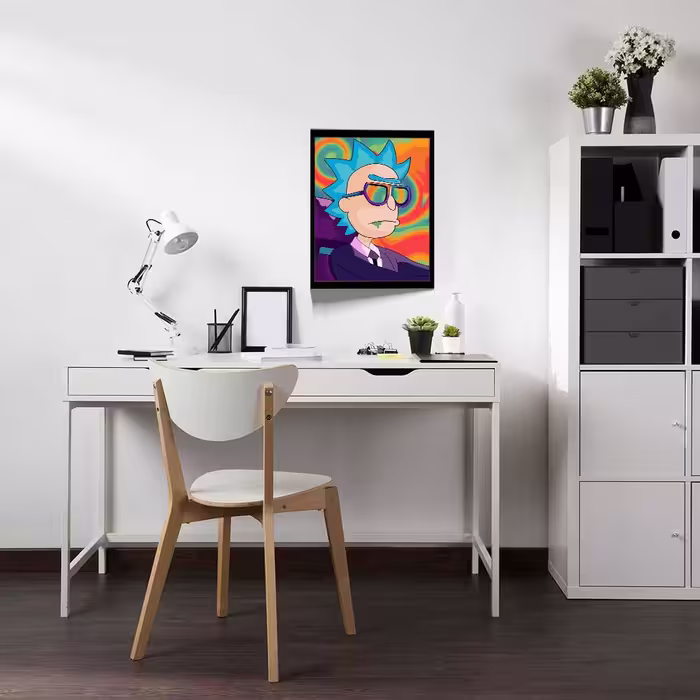 تابلو مدل Rick &amp; Morty کد F-1073