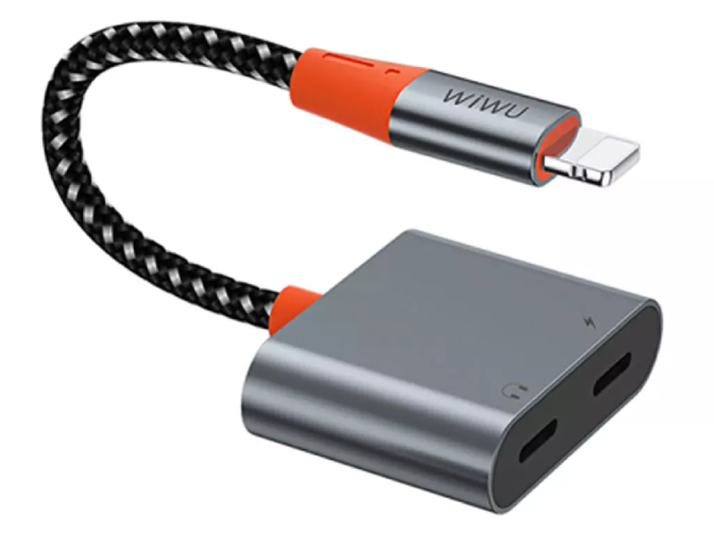 مبدل لایتنینگ به لایتنینگ صدا و پورت شارژ ویوو مدل LT09