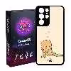 کاور گارد ایکس طرح خرس 1 مدل Glass10488 مناسب برای گوشی موبایل سامسونگ Galaxy S21 Ultra