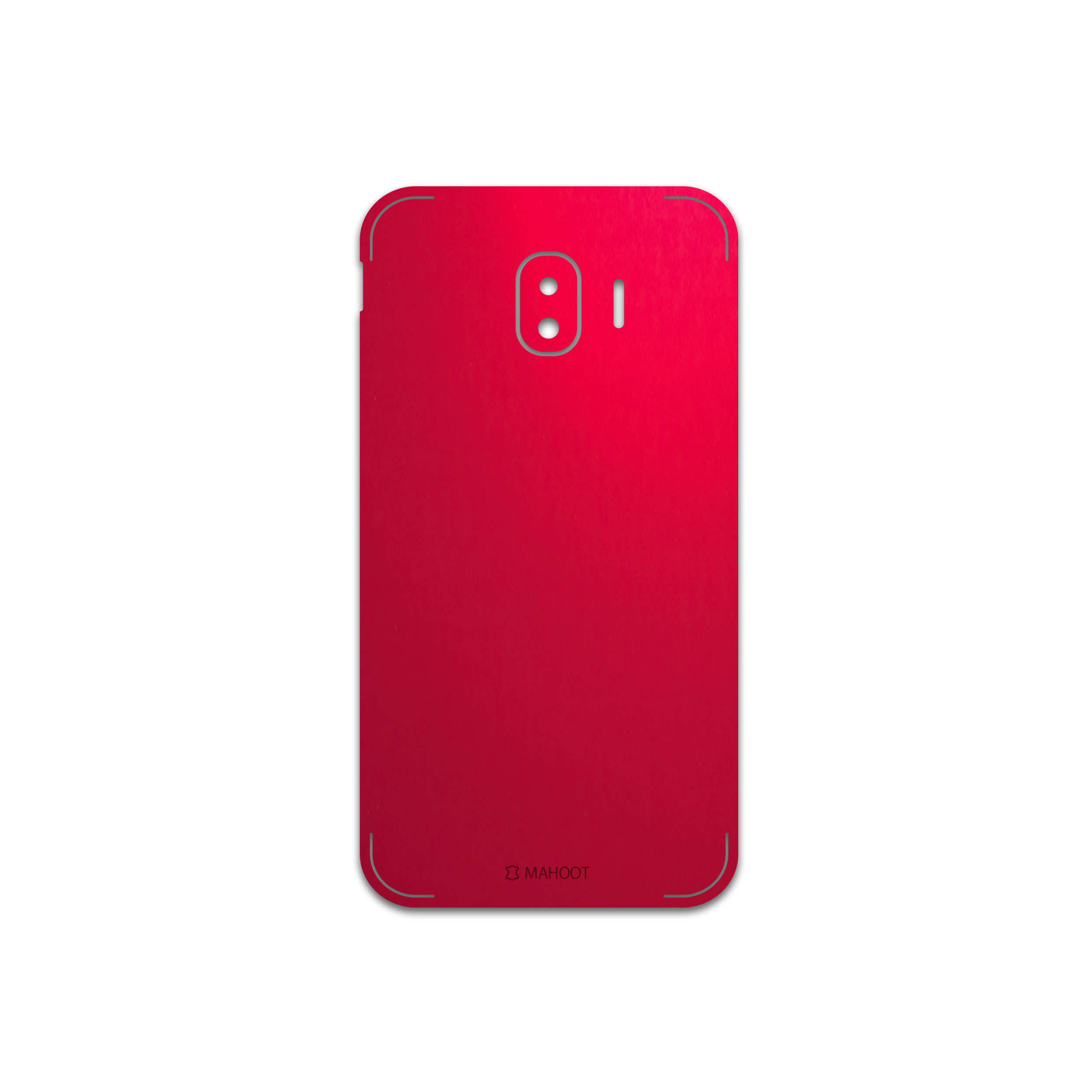 برچسب پوششی ماهوت مدل Matte-Warm-Red مناسب برای گوشی موبایل سامسونگ Galaxy J2 Pro 2018