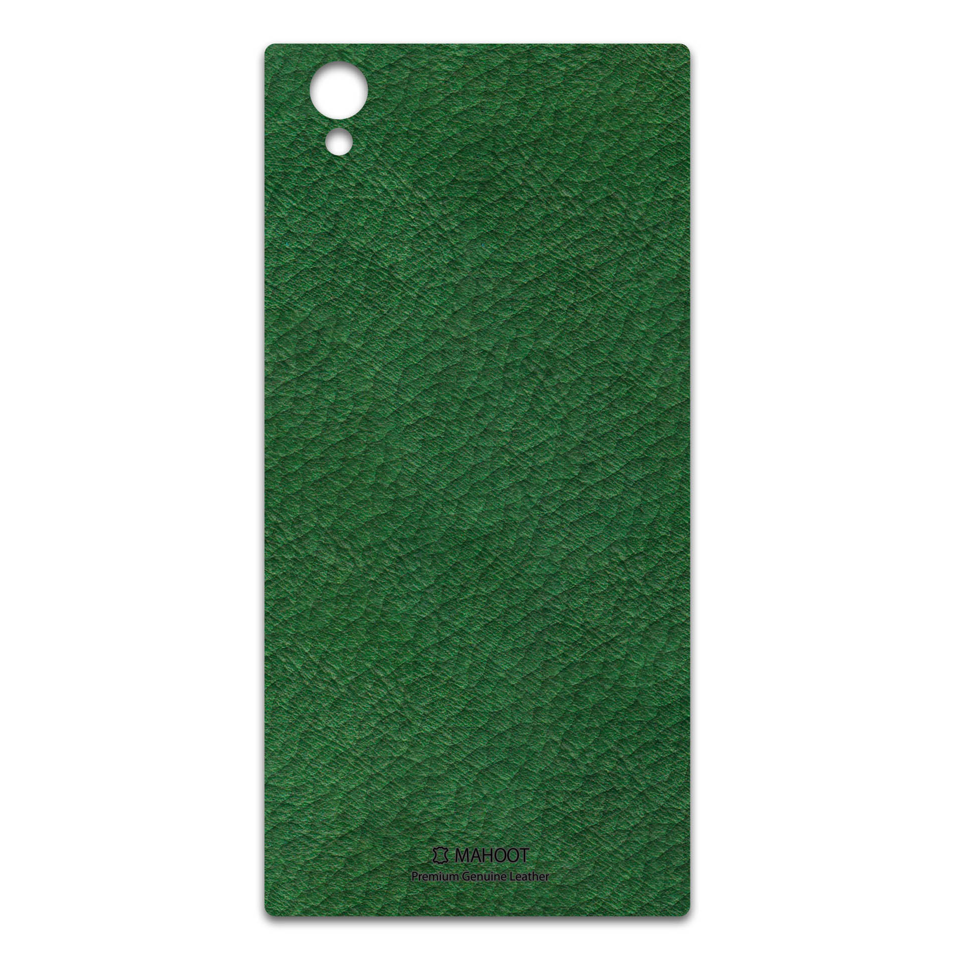 برچسب پوششی ماهوت مدل Green-Leather مناسب برای گوشی موبایل سونی Xperia L1