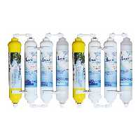 فیلتر تصفیه آب یخچال و فریزر آکوا پیورست مدل INLINE 801 NEW مجموعه 8 عددی 