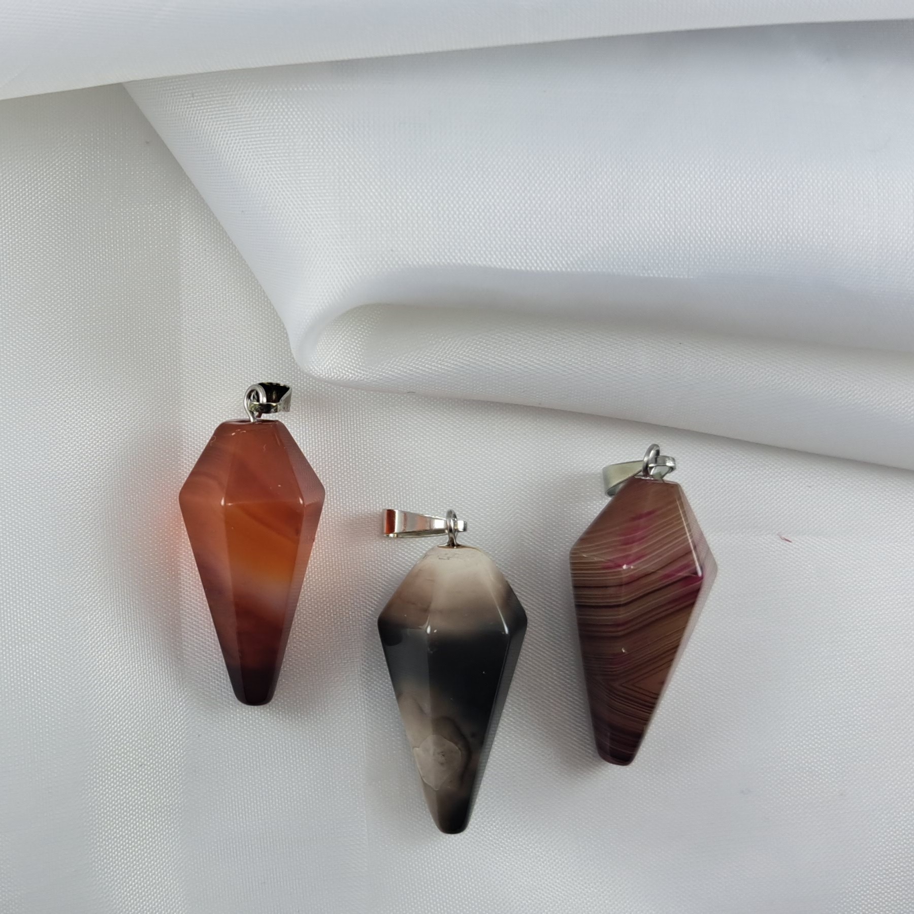 پلاک سنگ   عقیق پاندولی  اصلی 