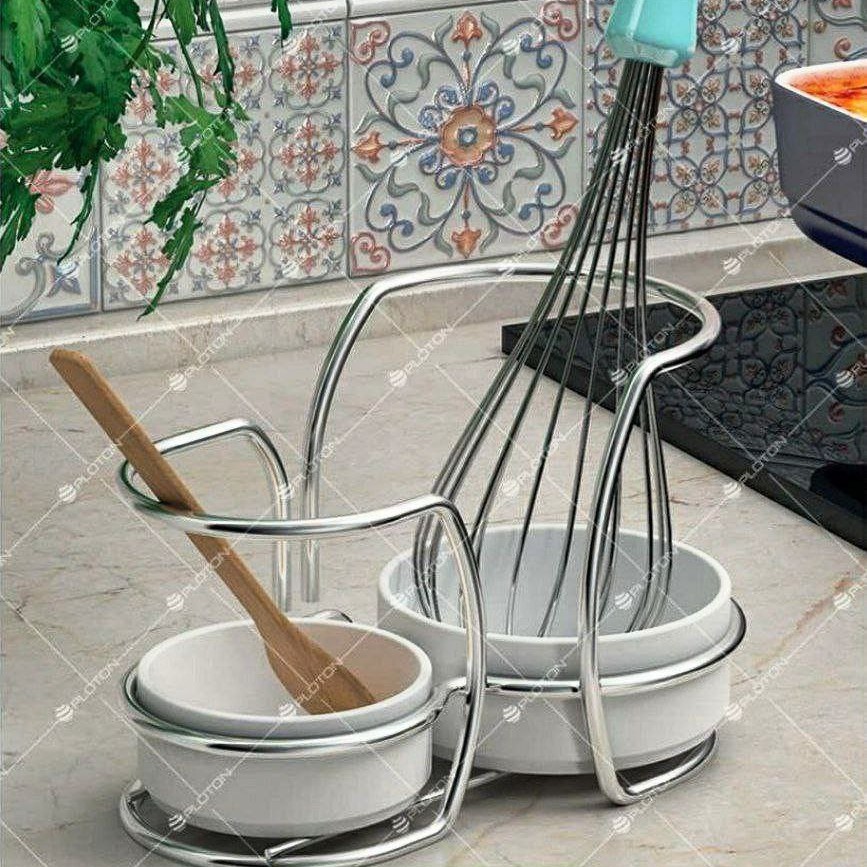جا قاشقی کنار گاز  طرح قو 