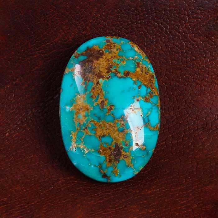 نگین فیروزه شجری کد 13825 - جواهری مشاهیر