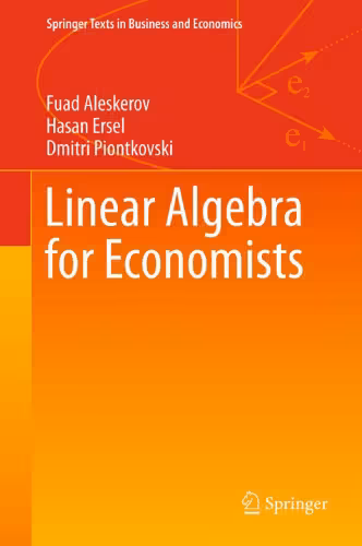 خرید و دانلود نسخه کامل کتاب Linear Algebra for Economists