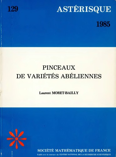 خرید و دانلود نسخه کامل کتاب Pinceaux de variétés abéliennes