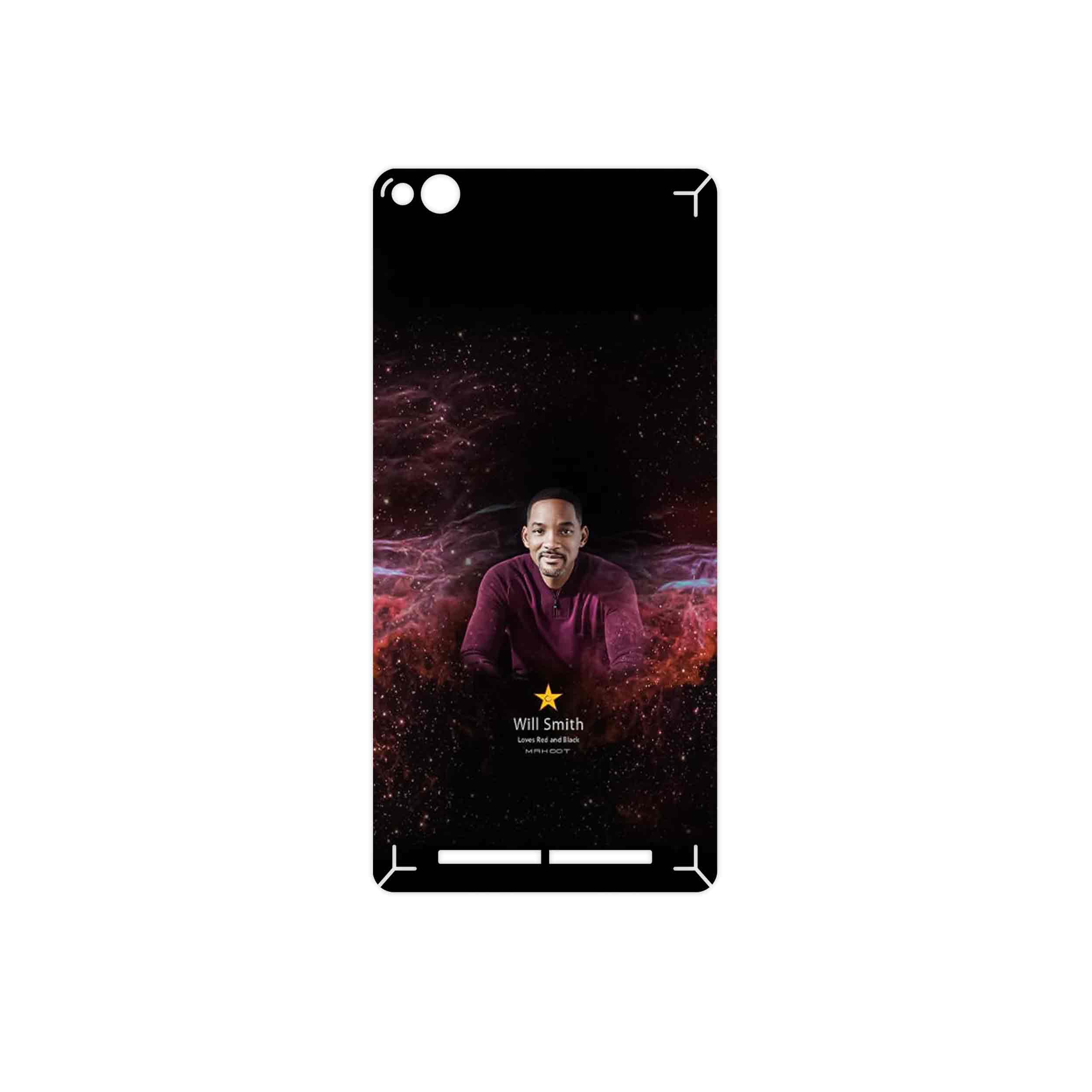 برچسب پوششی ماهوت مدل Will Smith مناسب برای گوشی موبایل شیائومی Redmi 3