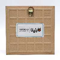  کاشی کارنیلا طرح نقاشی گل و پرنده کد wkk1474