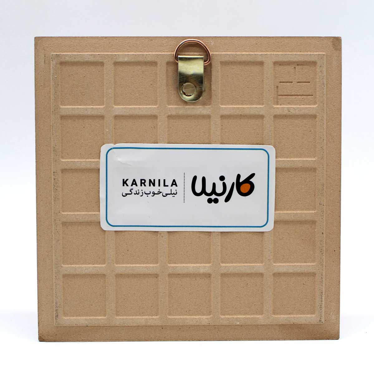  کاشی کارنیلا طرح نقاشی گل و پرنده کد wkk1474