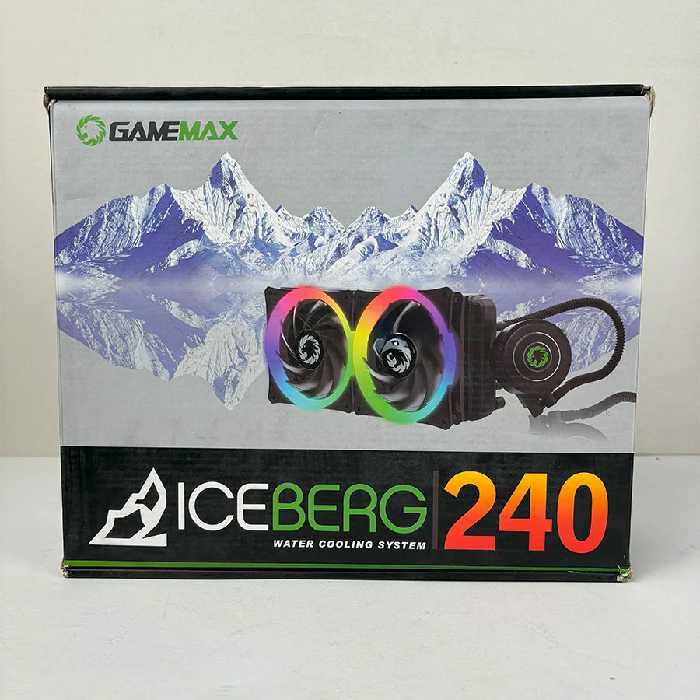 خنک کننده مایع پردازنده گیم مکس Iceberg 240 (جعبه باز)