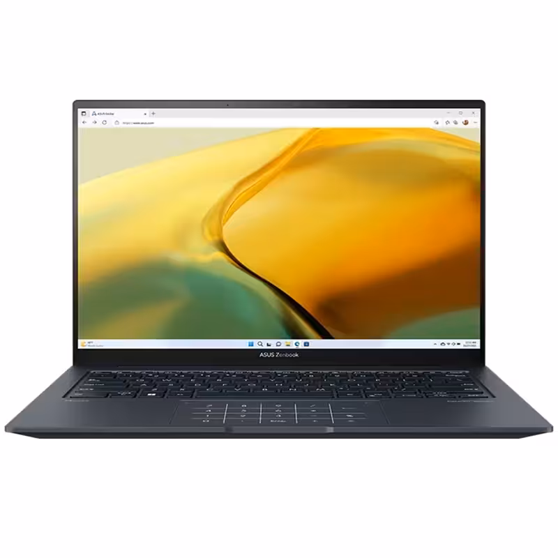 لپ تاپ ایسوس Zenbook Q420VA با صفحه نمایش 14.5 اینچی OLED، پردازنده Core i7 13700H، رم 16GB، حافظه 1TB SSD و گرافیک Intel Iris Xe