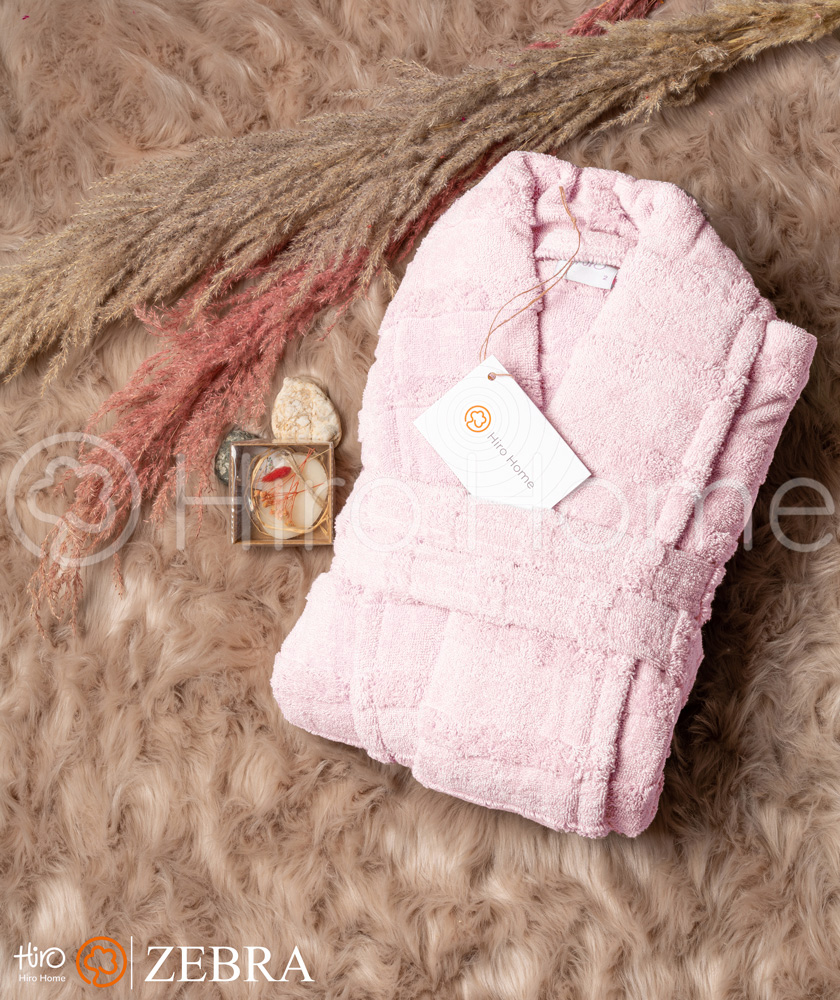 حوله تن پوش هیرو طرح سالوینو رنگ صورتی روشن