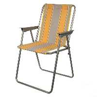 صندلی استراحت برزنتی پشتی دار ا Tarpaulin chair with back