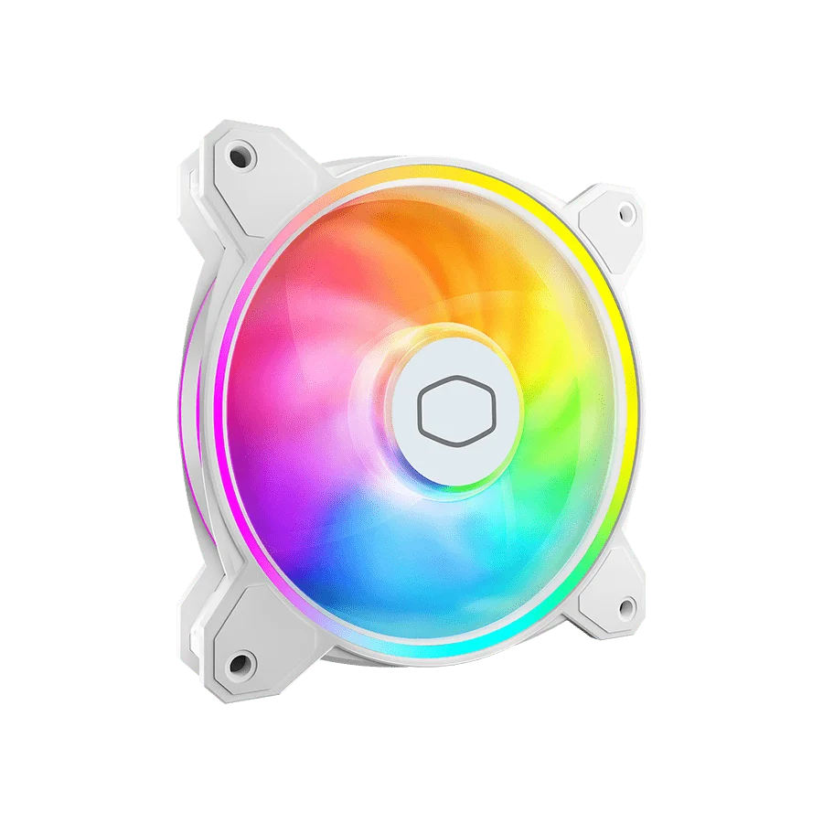 فن کیس کولر مستر MASTERFAN MF120 HALO2 White فروشگاه گیمینگ تکاف