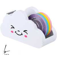 پایه چسب مدل ابر به همراه چسب رنگین کمان