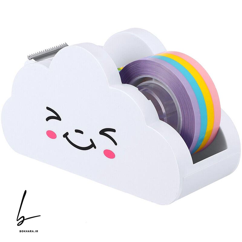 پایه چسب مدل ابر به همراه چسب رنگین کمان