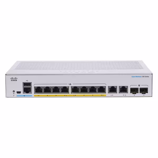سوئیچ CBS250-8P-E-2G سیسکو 8 پورت  استعلام قیمت و خرید 41902-021