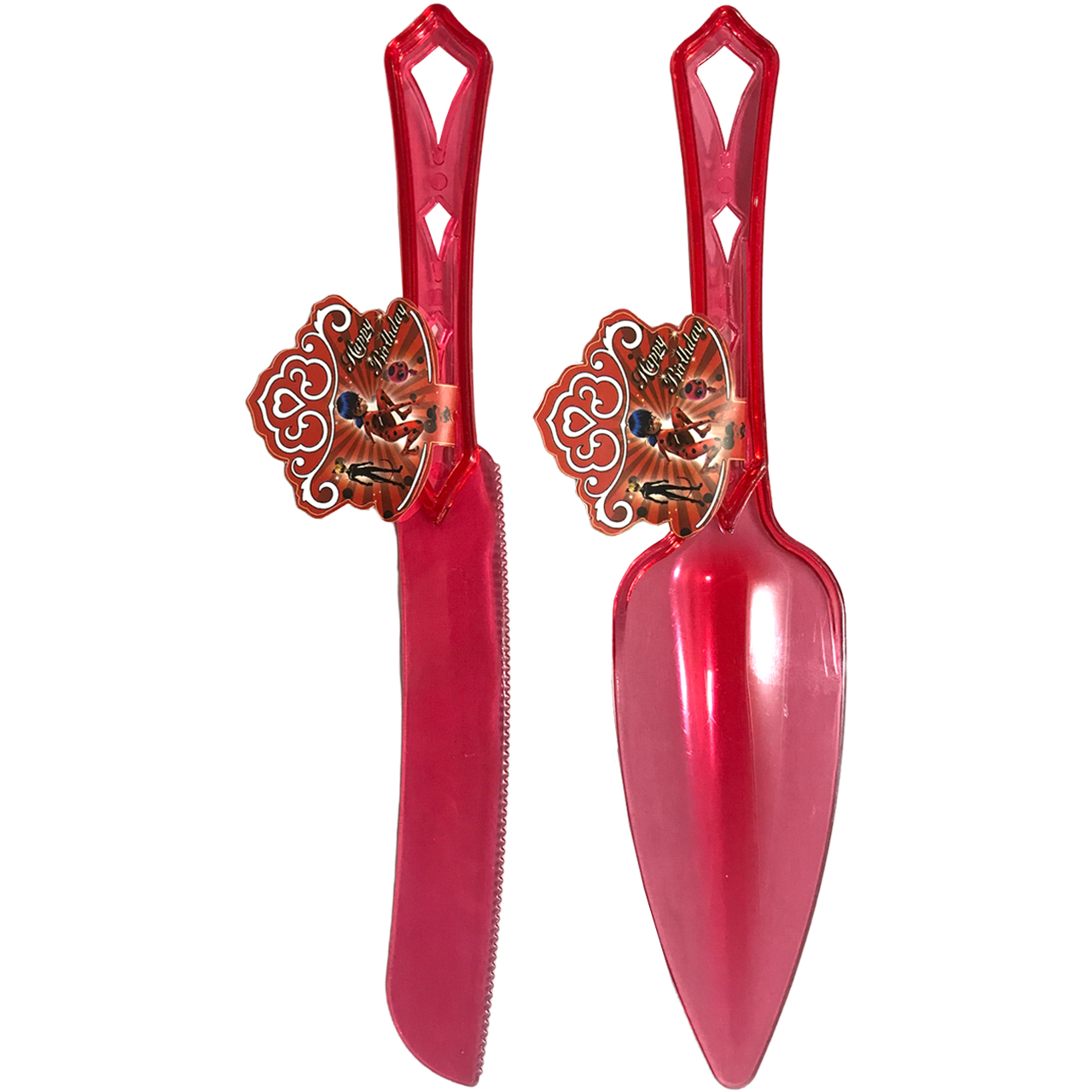 کارد و کفگیر سرو کیک مستر تم طرح دختر کفشدوزک پلاس