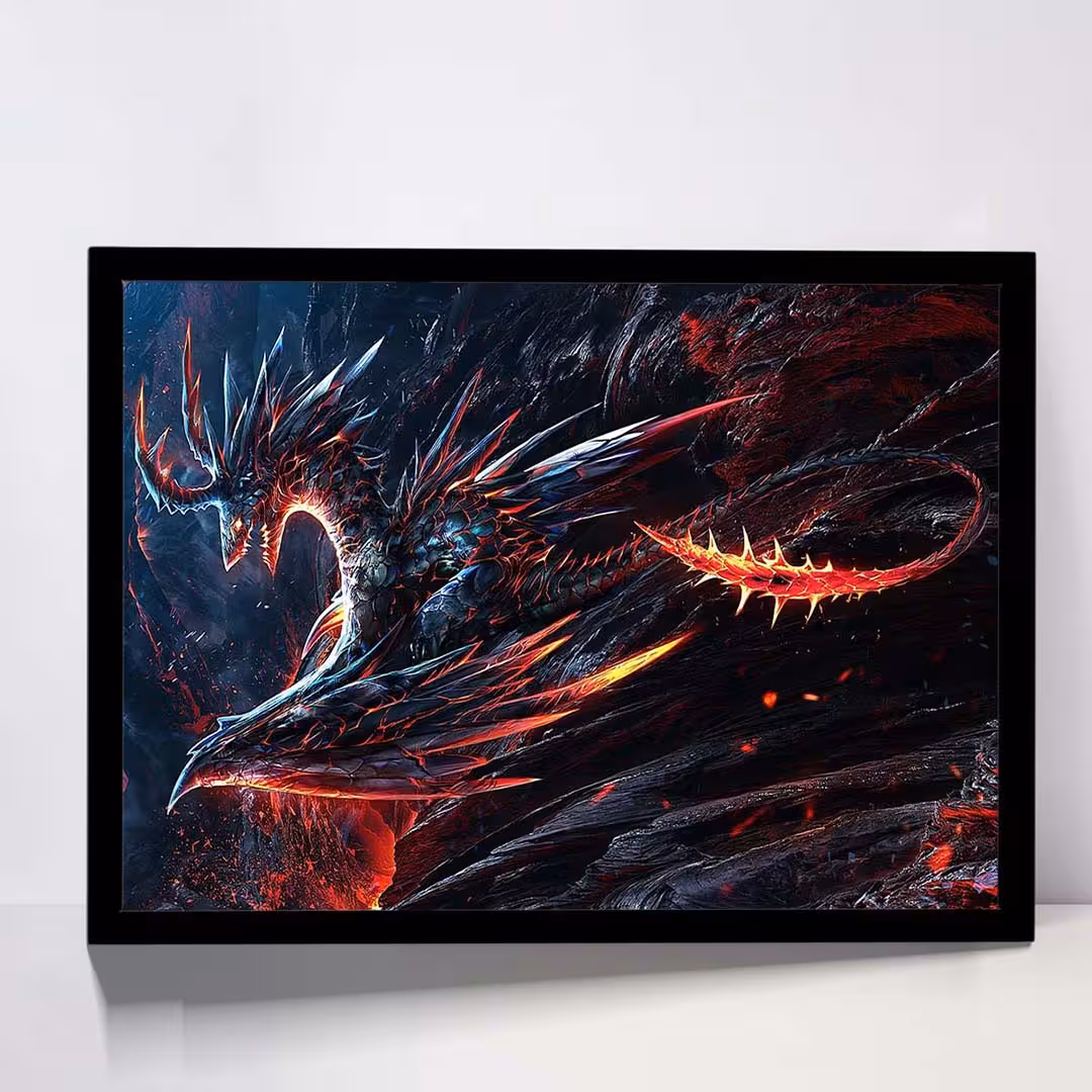 تابلو مدل burning agon کد F-11025