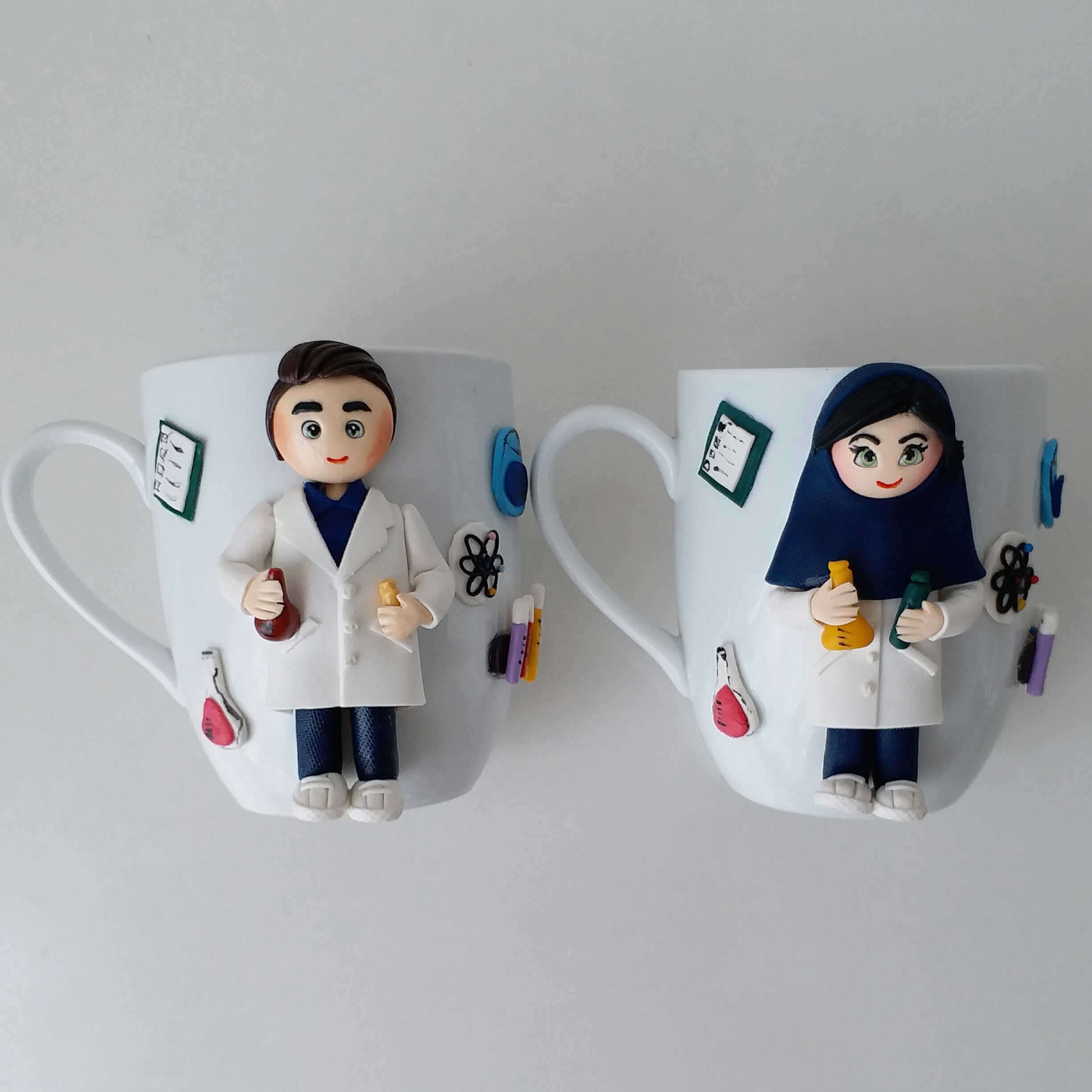 ماگ مدل پزشک داروساز D290 مجموعه 2 عددی