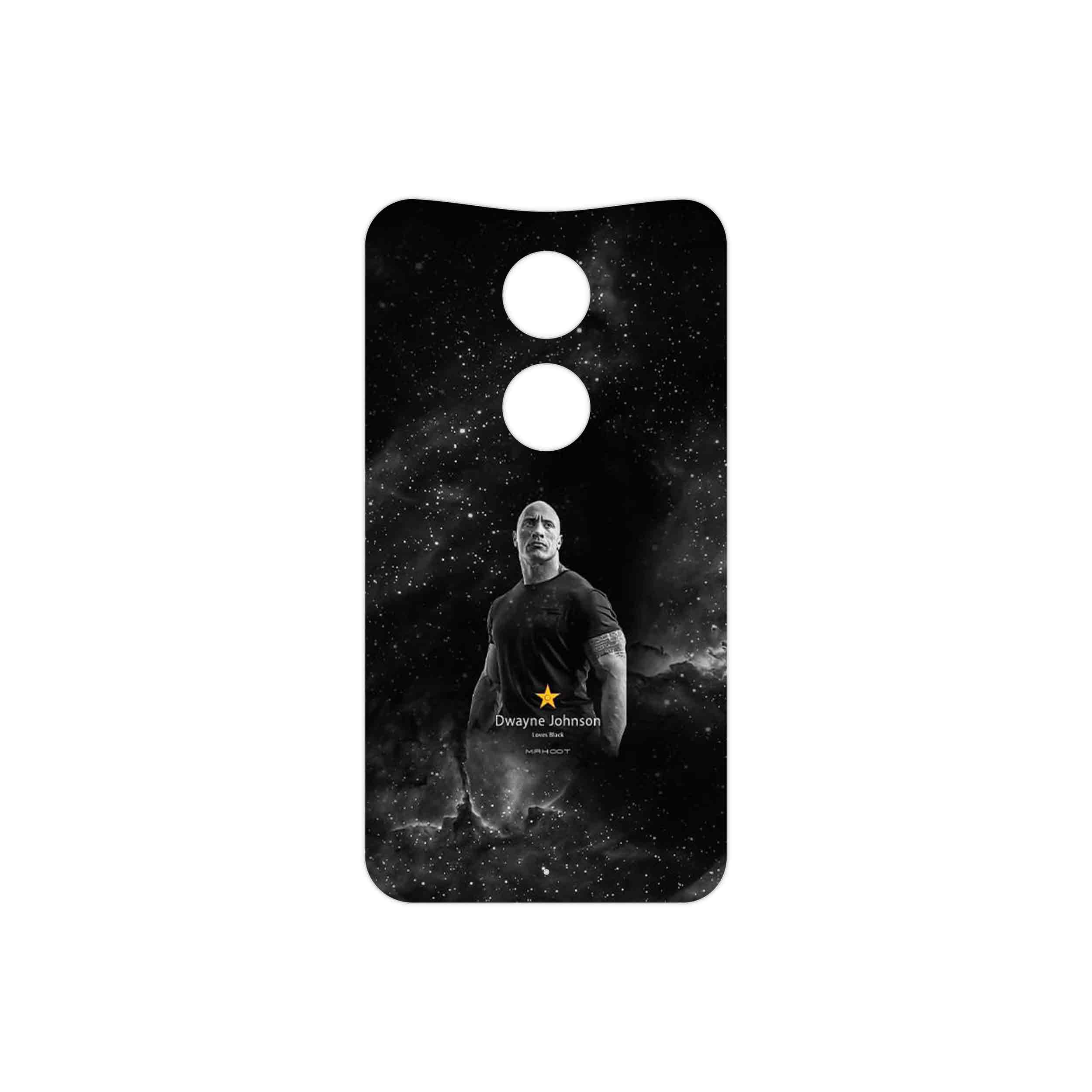 برچسب پوششی ماهوت مدل Dwayne Johnson مناسب برای گوشی موبایل موتورولا Moto X 2014