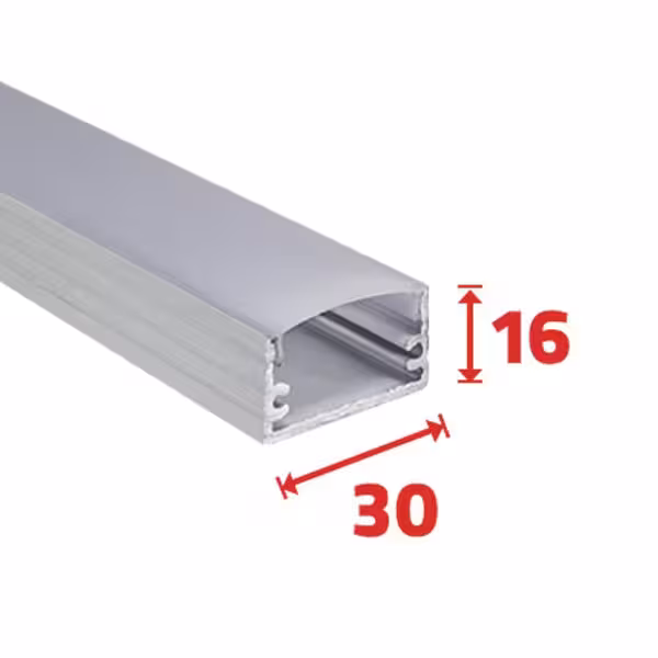 لاینر نوری روکار R6 - یراقینو فروش یراق آلات کابینت و درب