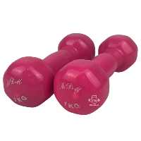 دمبل بانوان MDM وزن 1 کیلوگرم بسته 2عددی