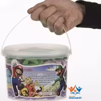 بازی آموزشی الفبای فارسی مغناطیسی آهنربایی راشین « اعداد و حروف »