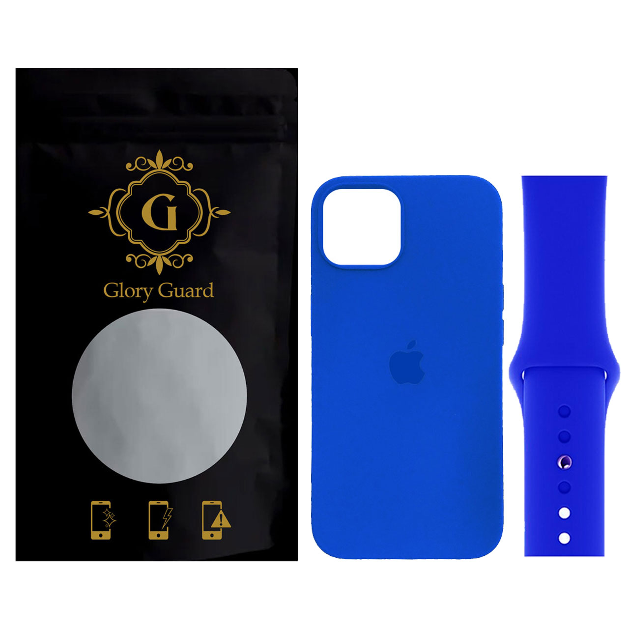  کاور گلوری گارد مدل BSL مناسب برای گوشی موبایل اپل iPhone 12 به همراه بند اپل واچ 42 میلی متری