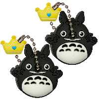کاور کلید مدل Totoro T04 به همراه آویز مجموعه 2 عددی
