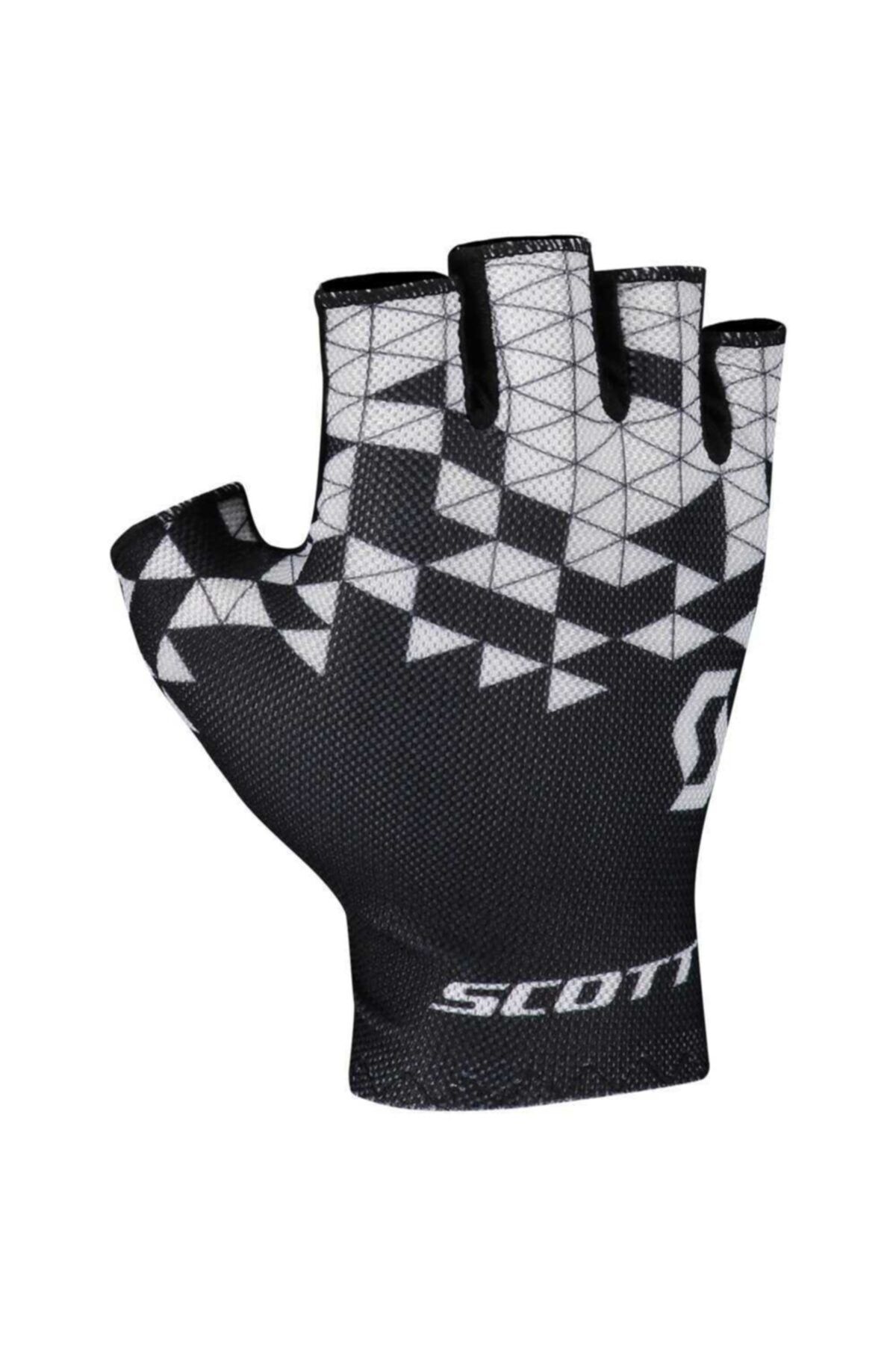 دوچرخه سفید مردانه دستکش های انگشت کوتاه تیم Rc سیاه و S اسکات SCOTT