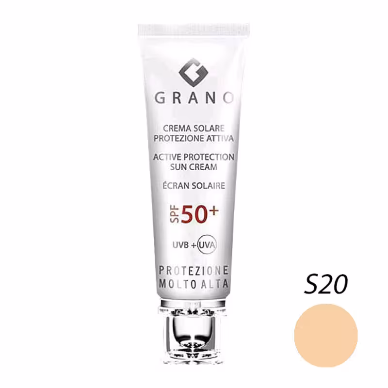ضد آفتاب رنگی گرانو با SPF50 مناسب انواع پوست حجم 35 میلی لیتر