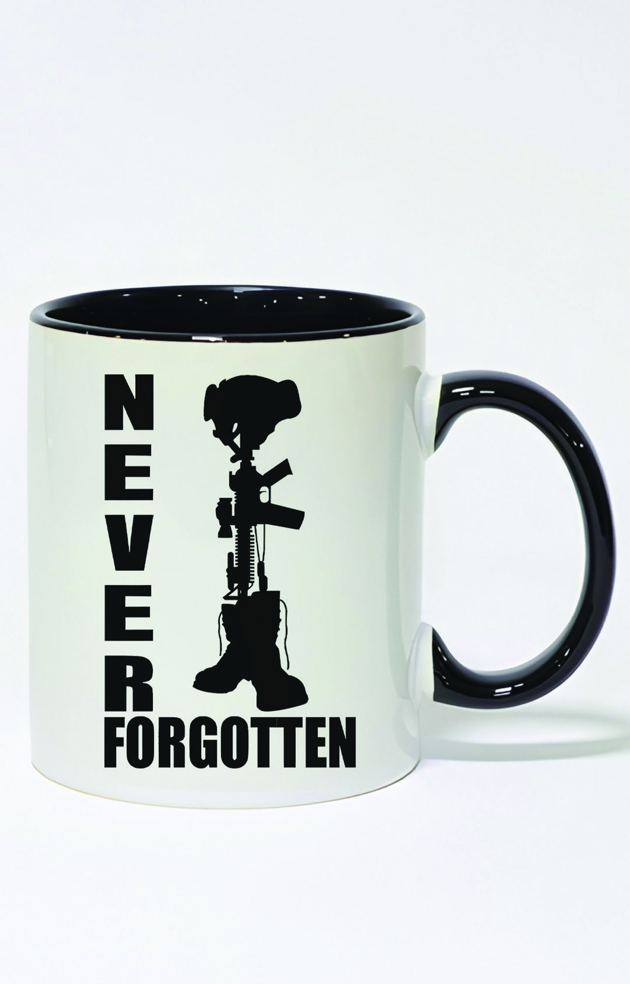 ماگ دسته و داخل رنگی طرح سرباز کد 3146