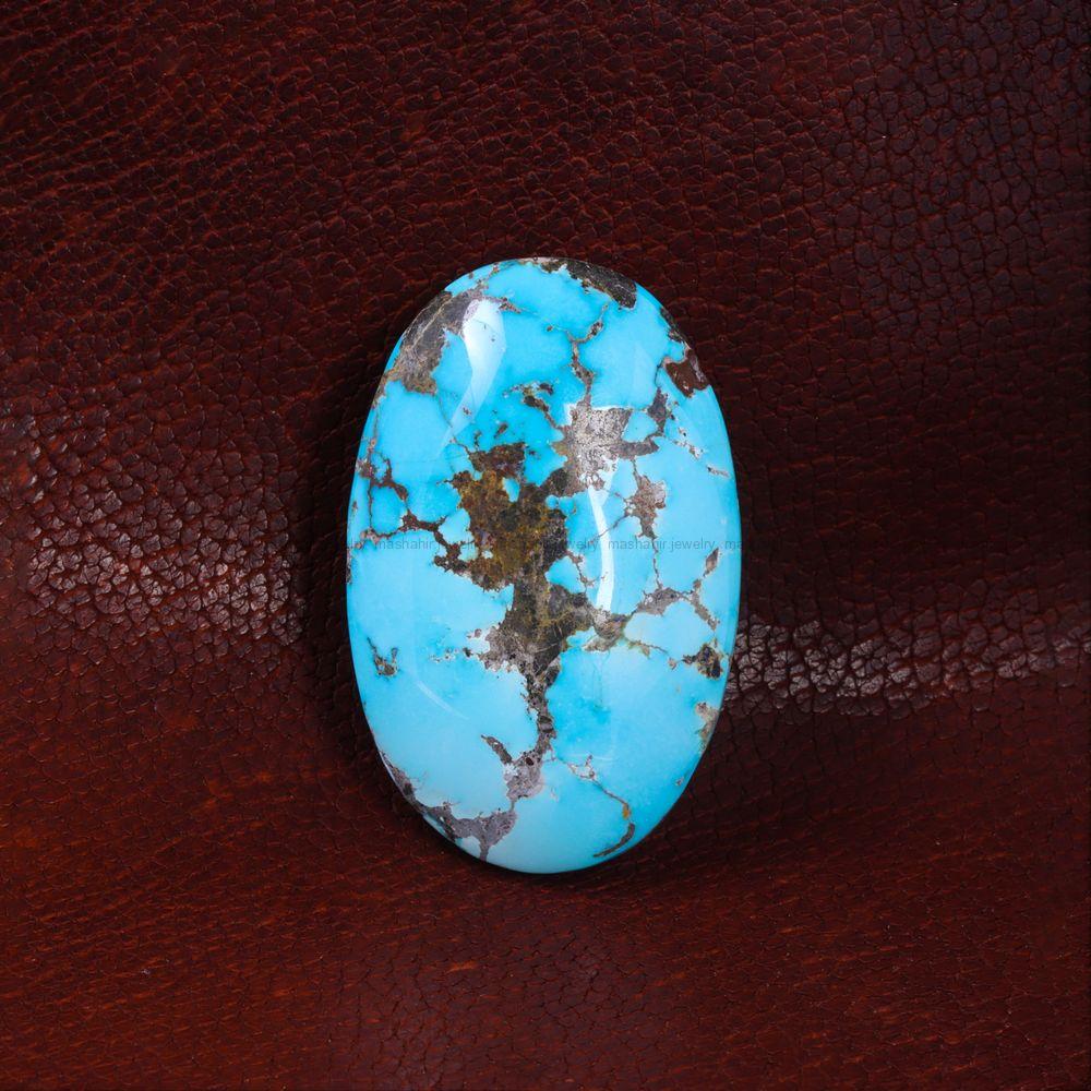 نگین فیروزه شجری کد 14456 - جواهری مشاهیر