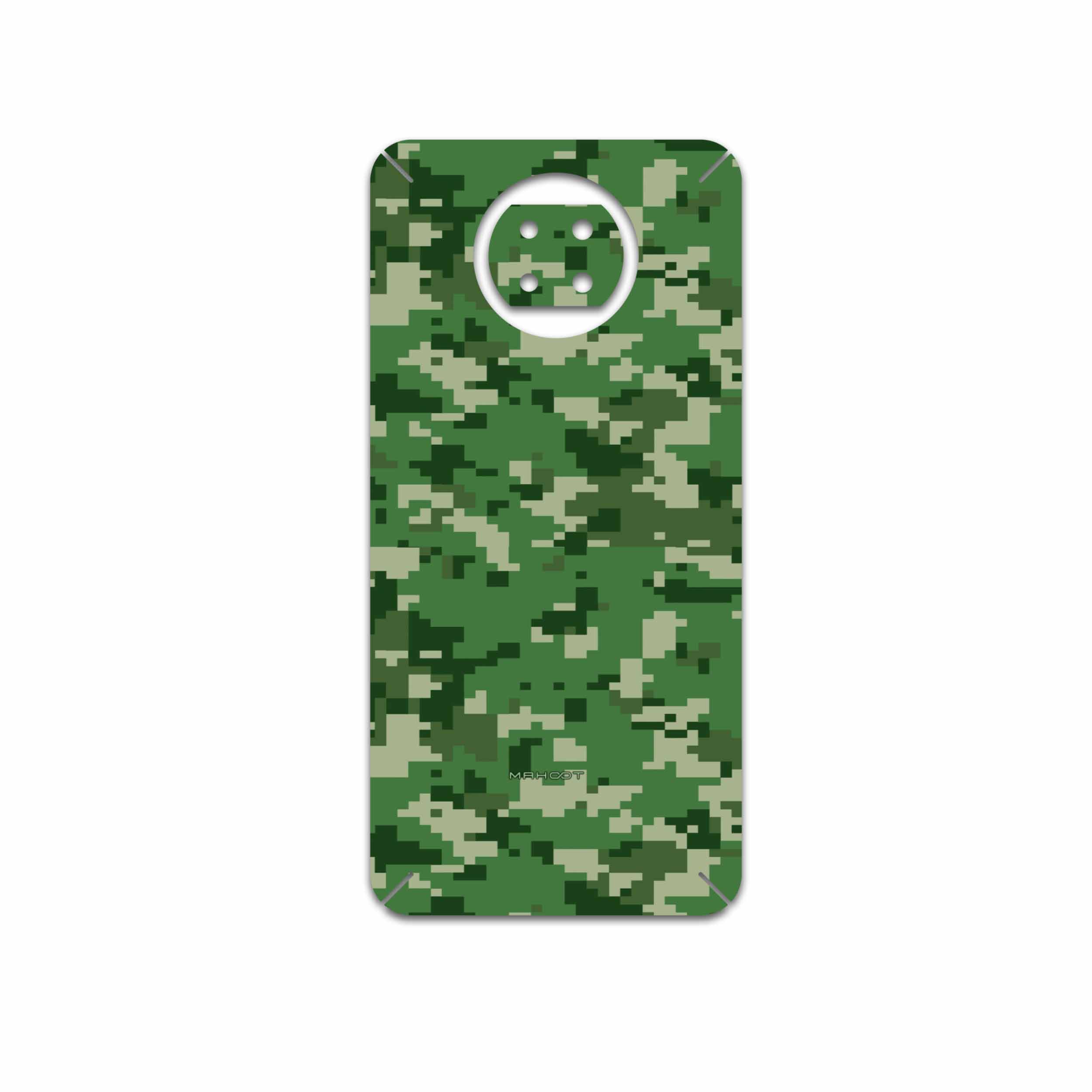 برچسب پوششی ماهوت مدل Army-Green-Pixel مناسب برای گوشی موبایل شیائومی Redmi Note 9T