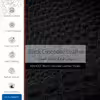 برچسب پوششی ماهوت مدل Black-Crocodile-Leather مناسب برای تبلت سامسونگ Galaxy Tab S6 2019 SM-T865