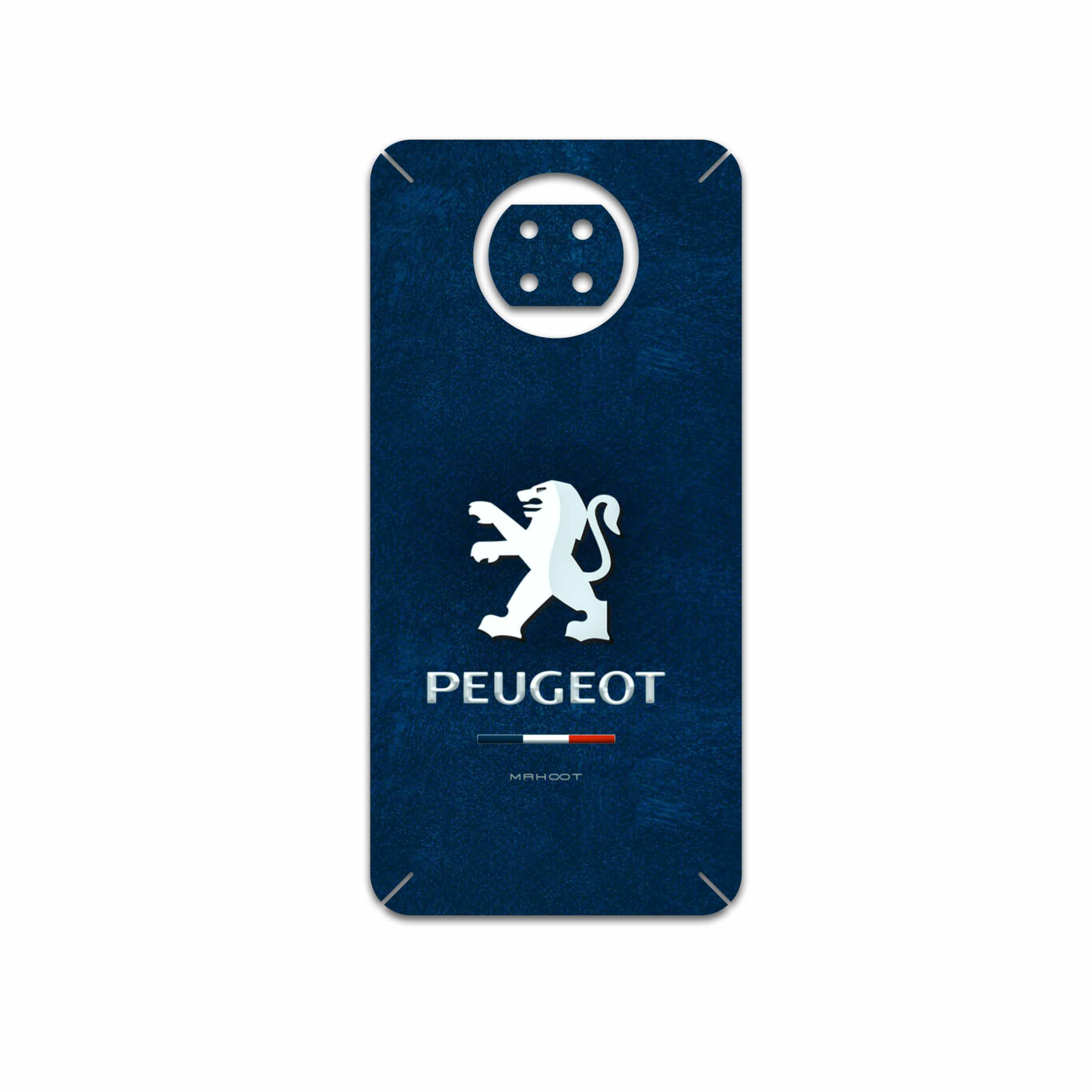 برچسب پوششی ماهوت مدل Peugeot-Logo مناسب برای گوشی موبایل شیائومی Redmi Note 9T