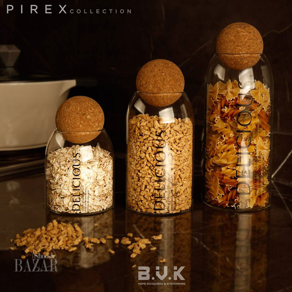 بانکه پیرکس بی وی کی کروی (سه سایز)
