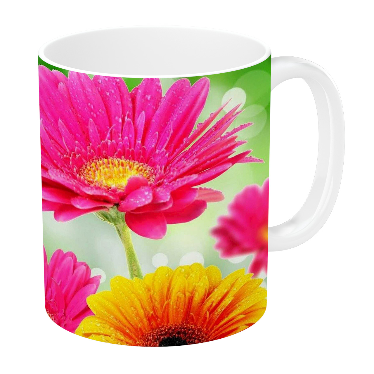 ماگ طرح گلهای بهاری مدل NI967